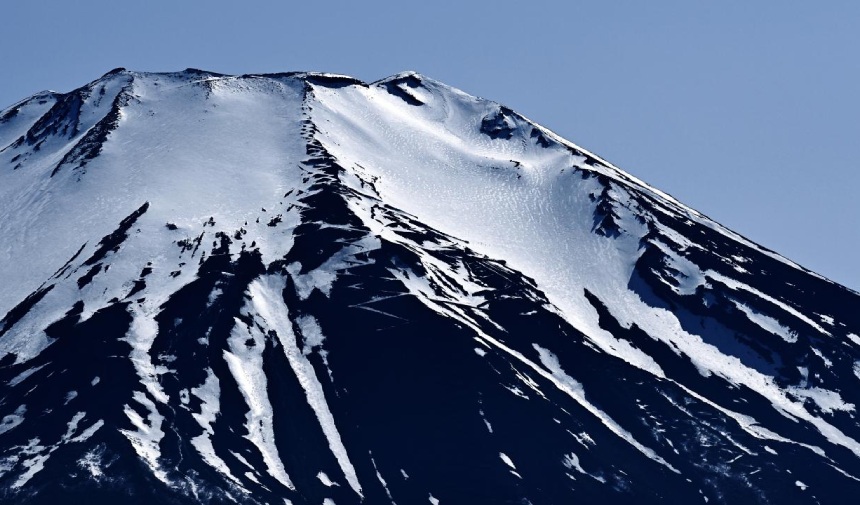 Japonya'nın harikası Fuji Dağı işte böyle görüntülendi! 1