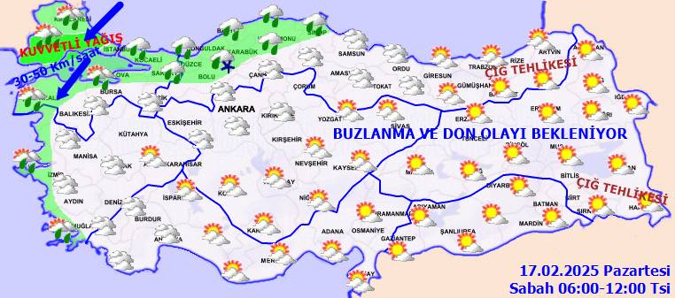 Kar geri dönüyor! Meteoroloji gün vererek duyurdu 3