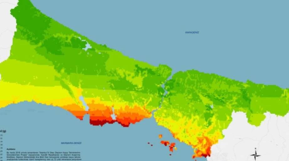 Depreme karşı en riskli bölgeler açıklandı: İstanbul'un deprem haritası korkuttu 3