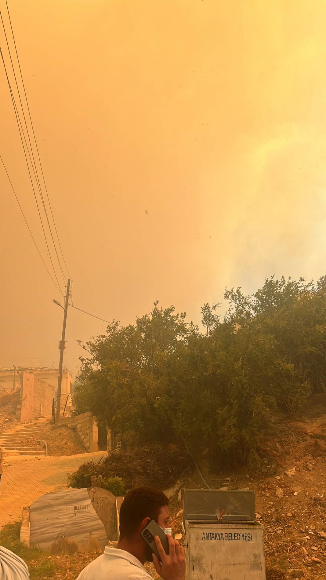 Hatay alev alev: Yangın evlere ulaştı 7
