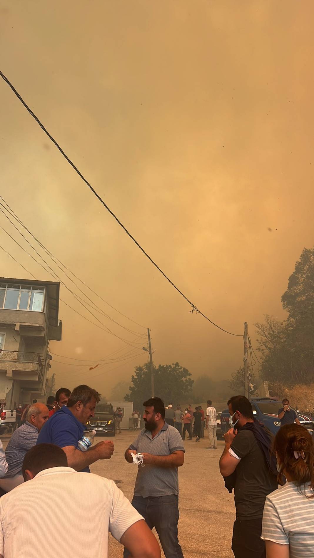 Hatay alev alev: Yangın evlere ulaştı 6