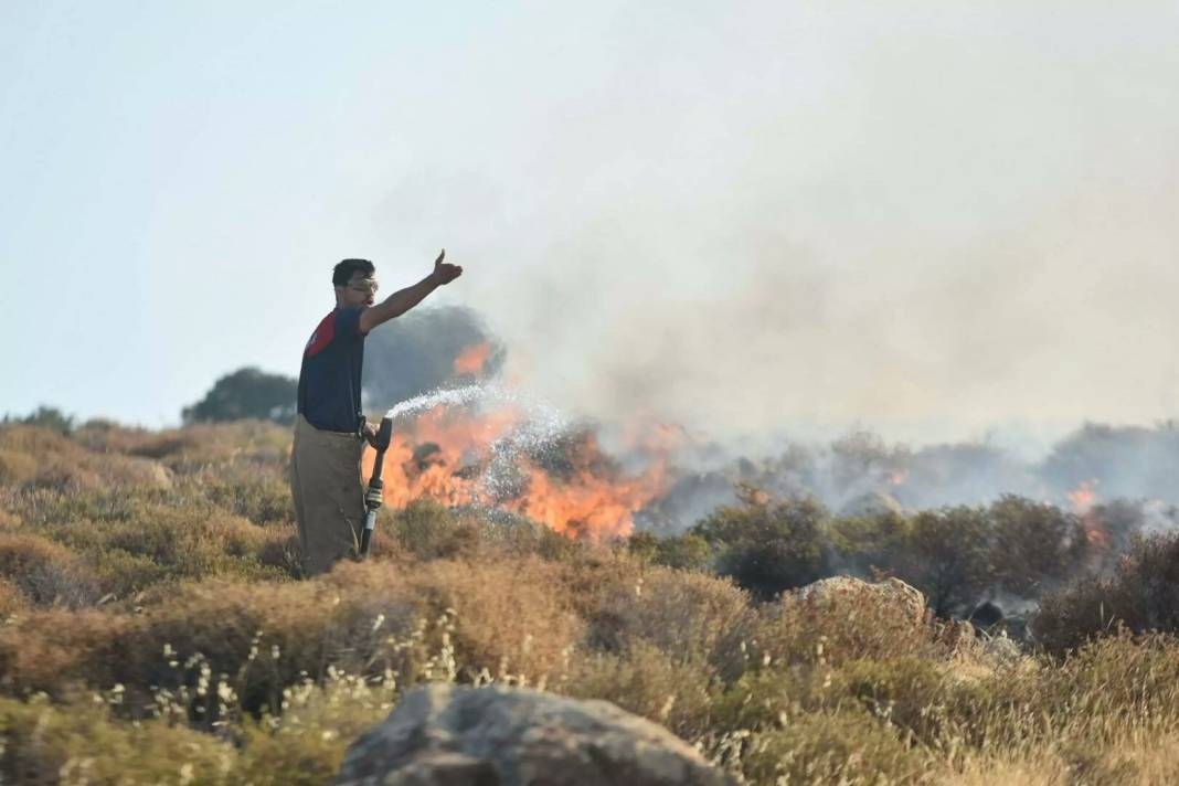 İzmir Çeşme ve Ödemiş'teki yangın Urla'ya dayandı: Mahalleler tahliye ediliyor 14