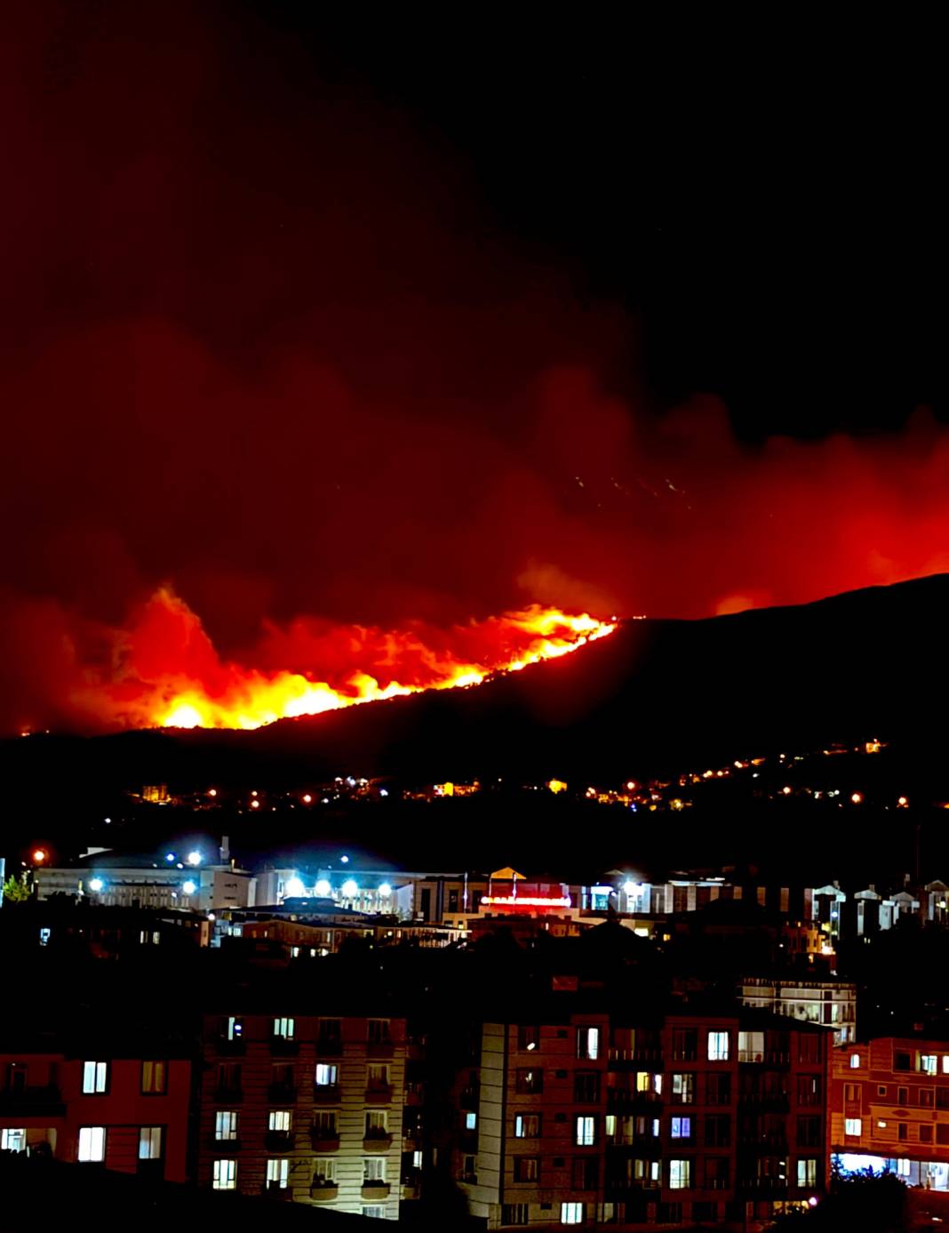 Hatay'daki yangından korkunç görüntüler: Alevler her yeri sardı 10