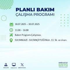 İstanbul'da elektrik kesintisi alarmı: Bölge ve saatler açıklandı 5