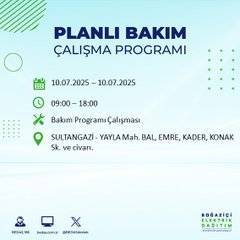 İstanbul'da elektrik kesintisi alarmı: Bölge ve saatler açıklandı 4