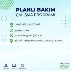 İstanbul'da elektrik kesintisi alarmı: Bölge ve saatler açıklandı 21