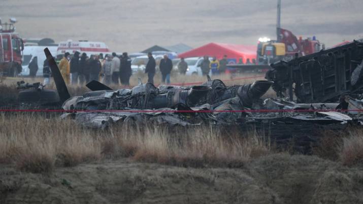 Düşen askeri kargo uçağının enkazından ilk görüntüler! 20 asker şehit olmuştu 8