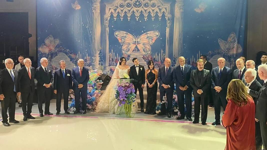 Siyaset arenası bu düğünde buluştu: Kılıçdaroğlu, Soylu, Yıldırım aynı karede! Nikah cüzdanını Binali Yıldırım verdi 2