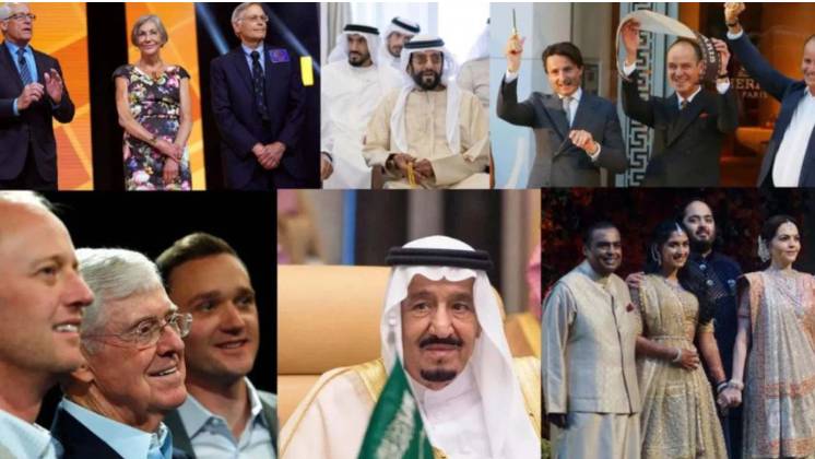 Dünyanın en zengin 10 ailesi açıklandı: Zirvedeki ailenin serveti tam 513 milyar! 1