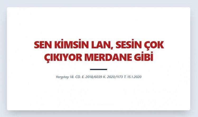 Bu kelimeler hakaret sayılmıyor! Yargıtay’dan dikkat çeken liste 60