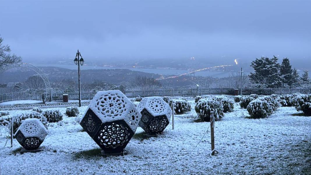 İstanbul'dan kar manzaraları 8