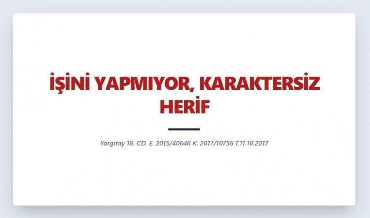 Bu kelimeler hakaret sayılmıyor! Yargıtay’dan dikkat çeken liste 47