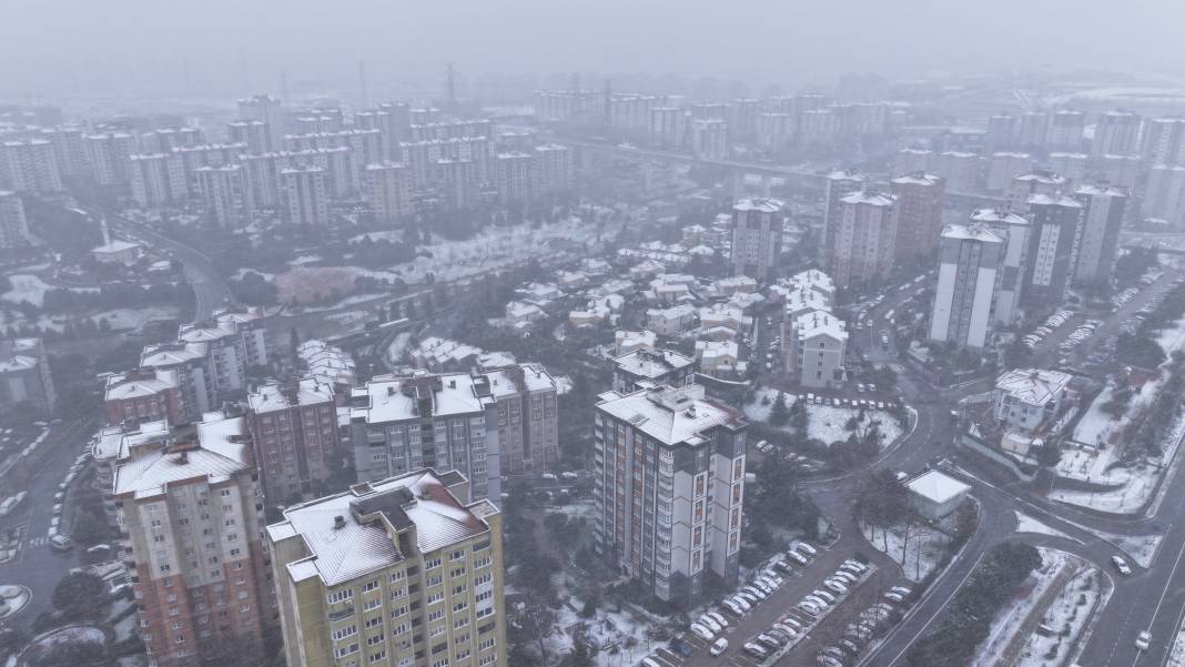 İstanbul'dan kar manzaraları 7