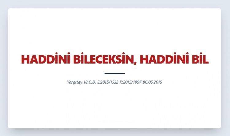 Bu kelimeler hakaret sayılmıyor! Yargıtay’dan dikkat çeken liste 31