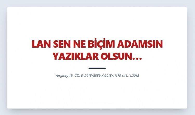 Bu kelimeler hakaret sayılmıyor! Yargıtay’dan dikkat çeken liste 57