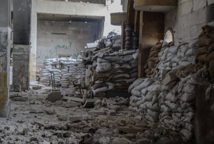 YPG’nin karargah olarak kullandığı cami ilk kez görüntülendi 3