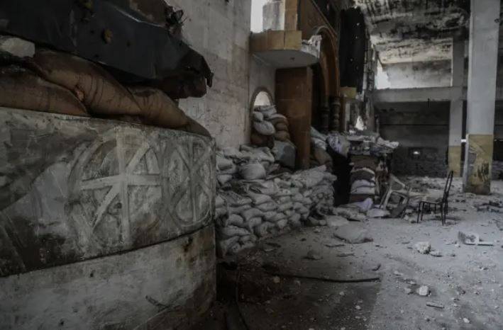 YPG’nin karargah olarak kullandığı cami ilk kez görüntülendi 1