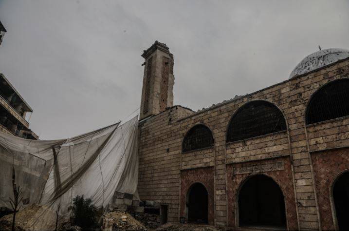 YPG’nin karargah olarak kullandığı cami ilk kez görüntülendi 7