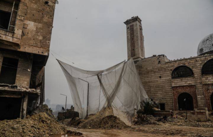 YPG’nin karargah olarak kullandığı cami ilk kez görüntülendi 6