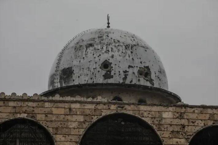 YPG’nin karargah olarak kullandığı cami ilk kez görüntülendi 4