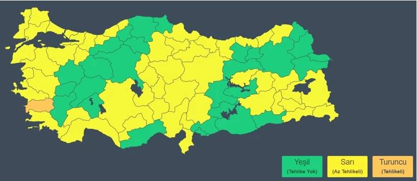 Meteoroloji alarm verdi: 53 ilde sarı kod, sağanak ve kar geliyor 8
