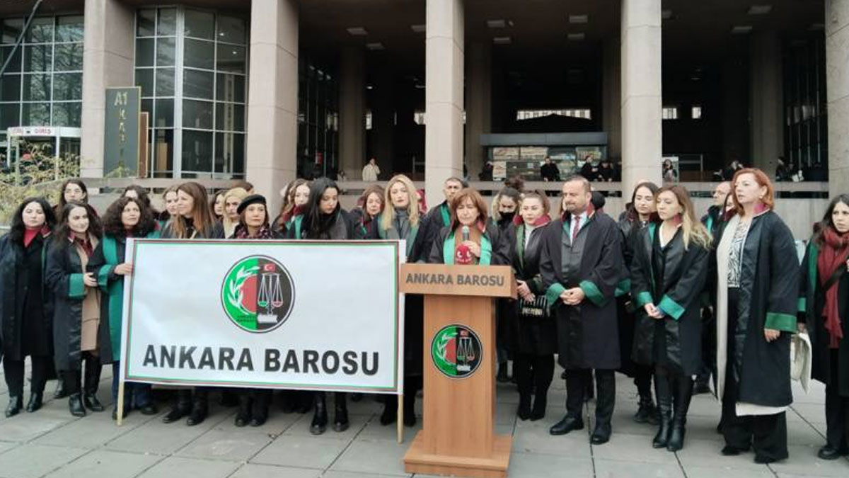 Ankara Barosu'ndan '25 Kasım' eylemi