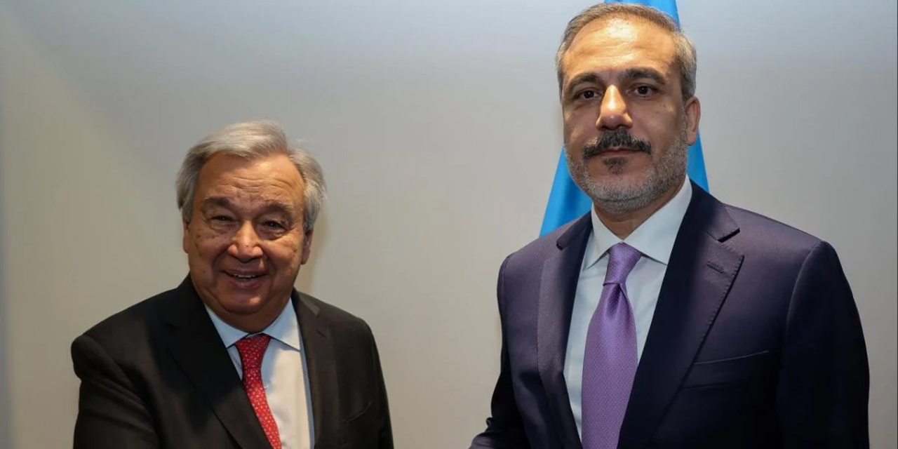 Hakan Fidan ve BM Genel Sekreteri Guterres, Suriye için kritik konuları ele aldı