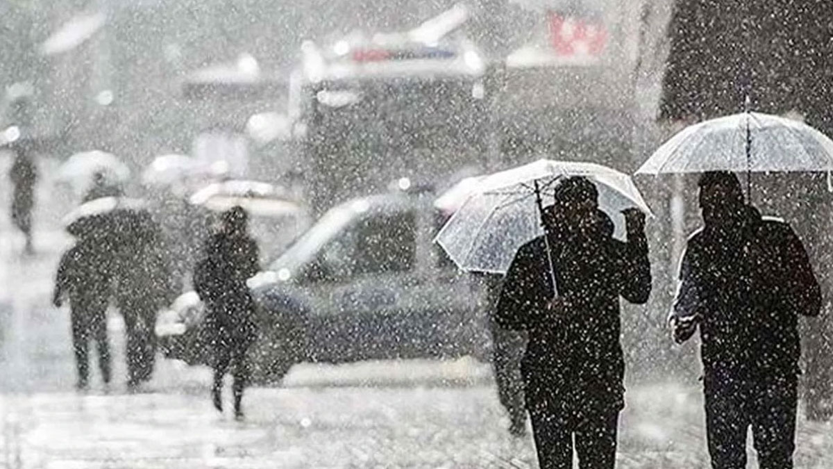 Sağanak ve kar yağışı geliyor