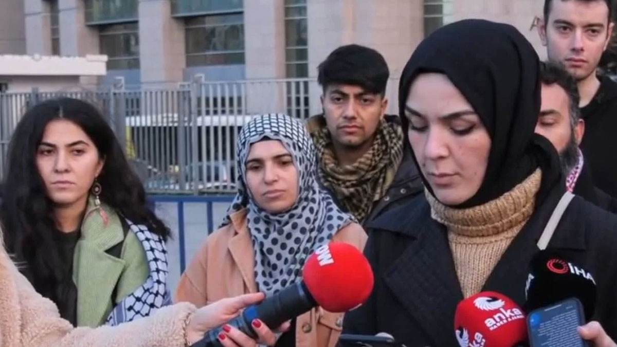 Erdoğan'ın konuşması sırasında İsrail karşıtı eylem yapan 9 kişiye 3 yıla kadar hapis istemi
