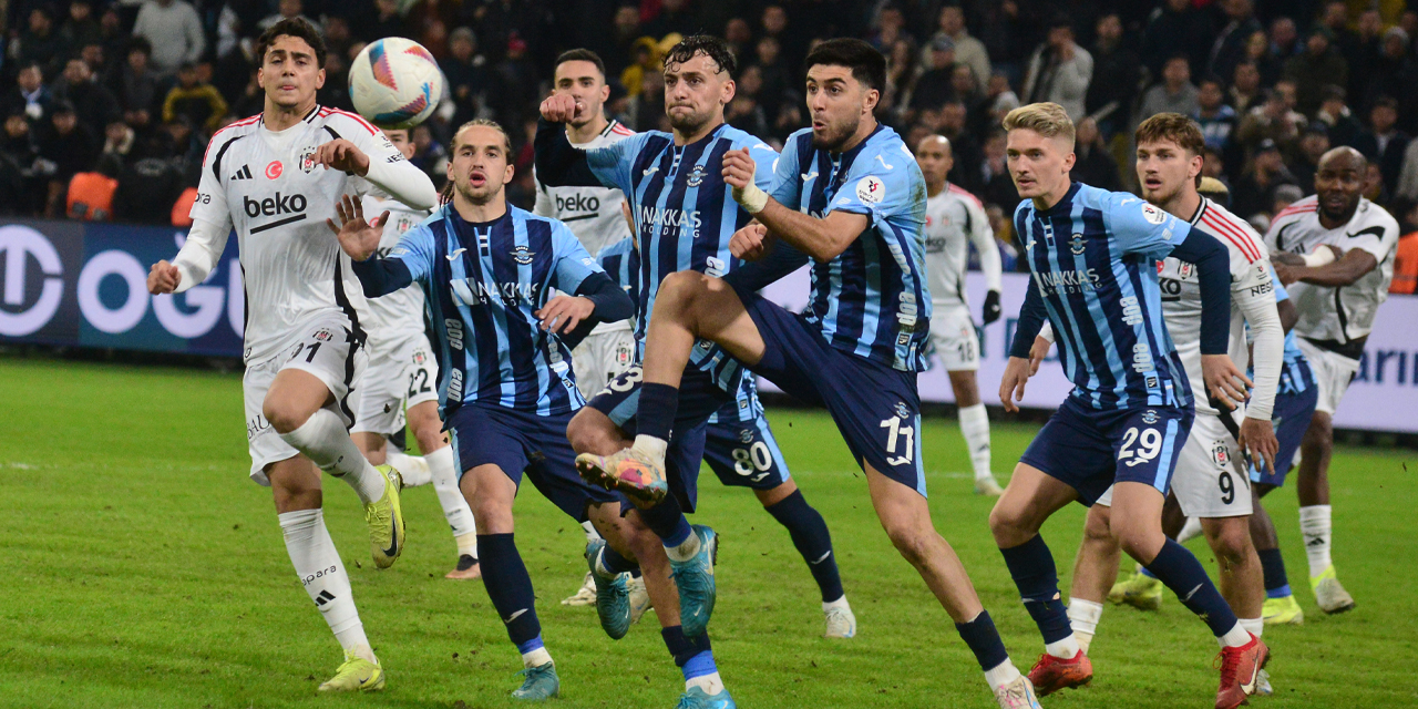 Beşiktaş, Adana Demirspor’a 2-1 mağlup oldu