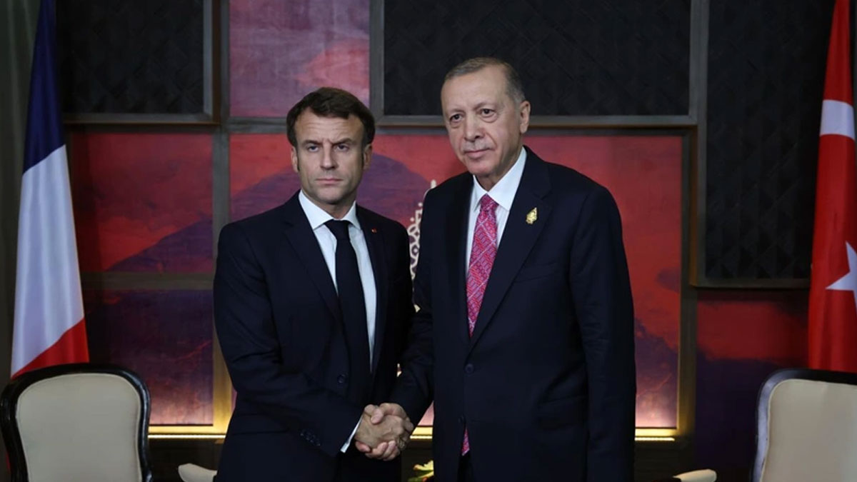 Cumhurbaşkanı Erdoğan ile Macron arasında Suriye teması