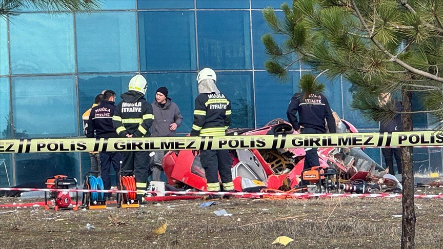 Muğla Eğitim ve Araştırma Hastanesi'ne helikopter düştü: 4 kişi hayatını kaybetti