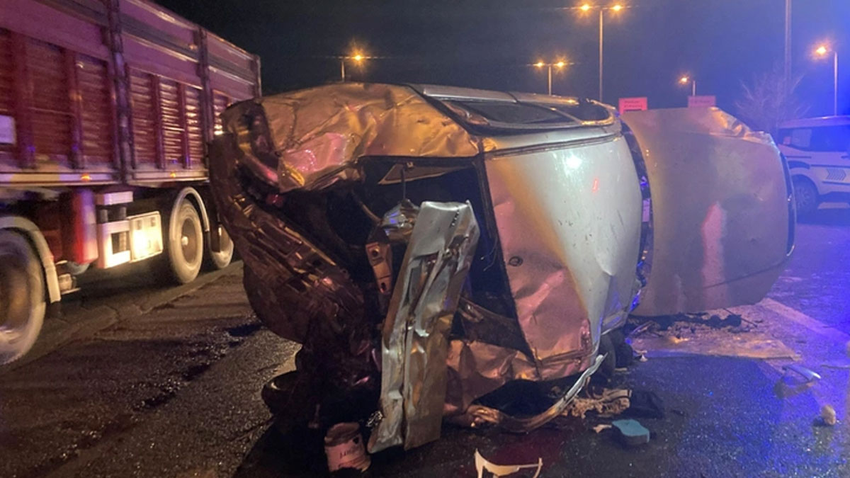 Ankara'da korkunç trafik kazası: 1 Ölü, 2 Yaralı