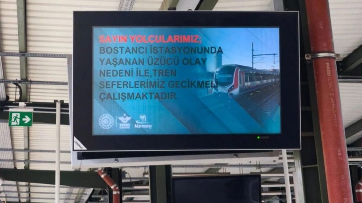 Marmaray'da yine intihar: Seferler gecikmeli yapılıyor