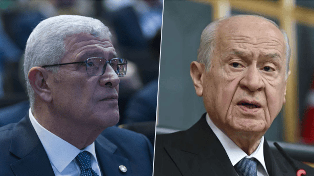 Dervişoğlu Bahçeli'yi görmezden geldi