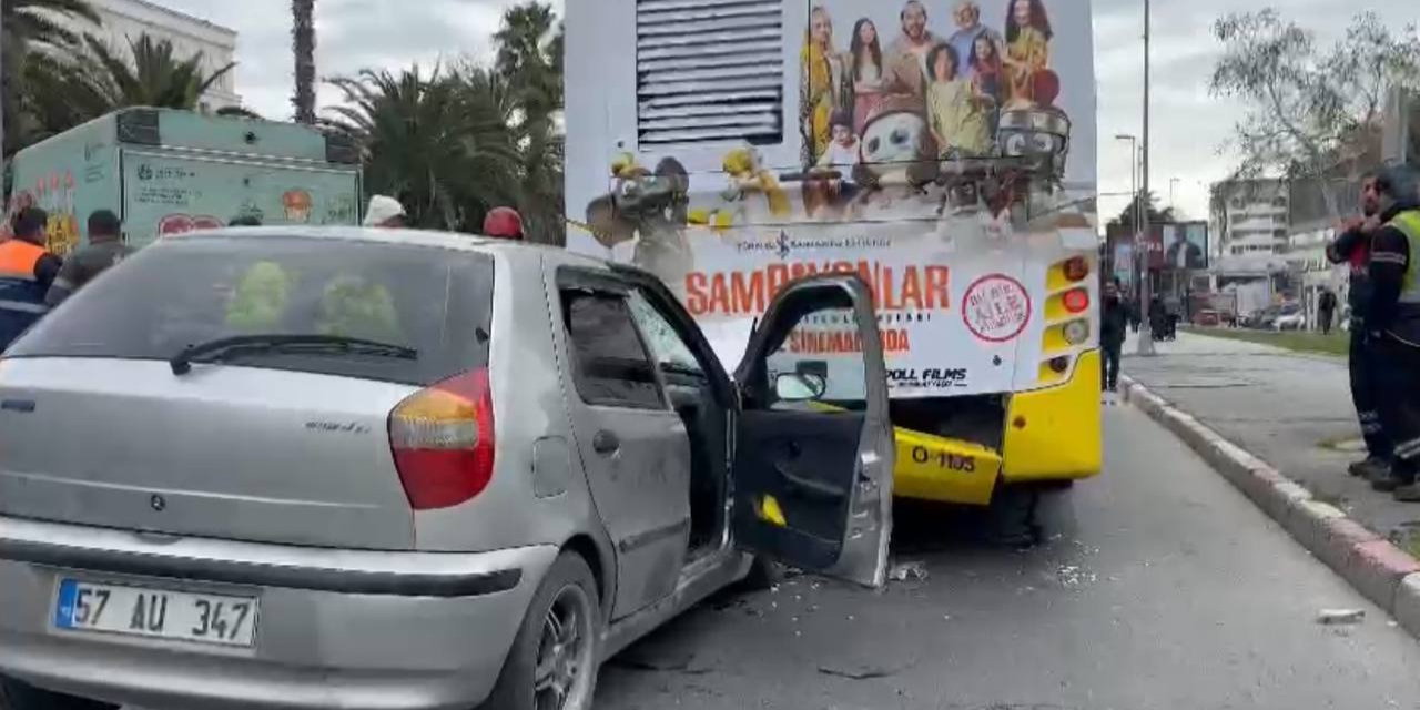 İstanbul'da otomobil, İETT otobüsüne çarptı: Çok sayıda yaralı var