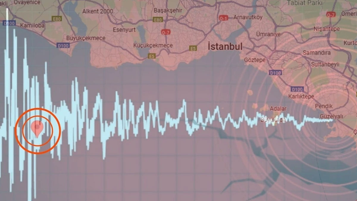 Büyükçekmece açıklarında deprem meydana geldi
