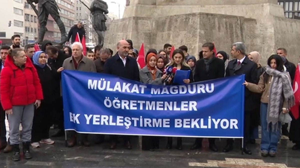 Mülakat mağduru öğretmenler Ankara'da: Kabul etmiyoruz
