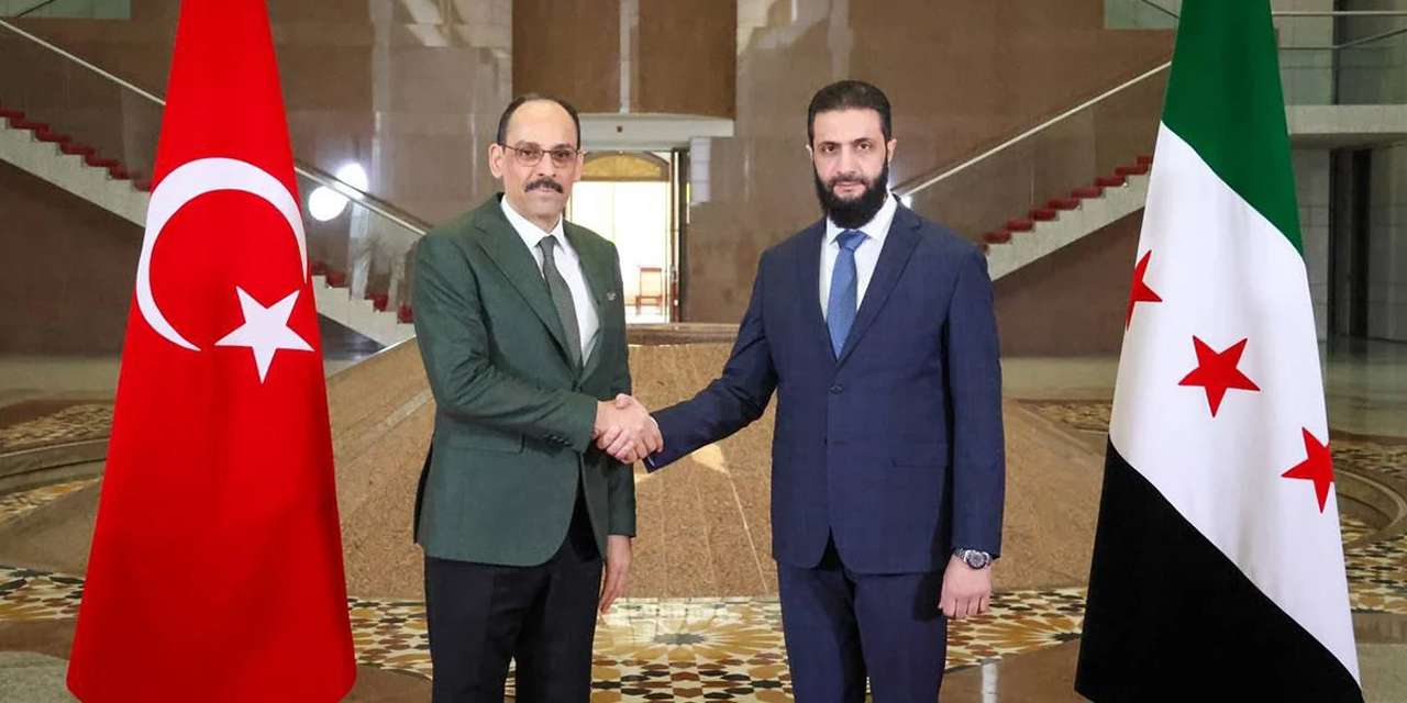 MİT Başkanı Kalın, Şam’da Suriye'nin yeni lideri Ahmed Şara ile görüştü