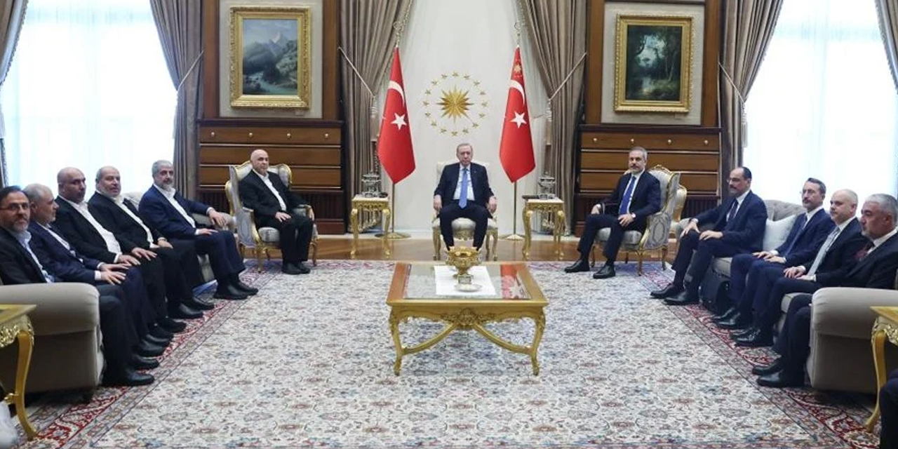 Cumhurbaşkanı Erdoğan, HAMAS heyetini kabul etti