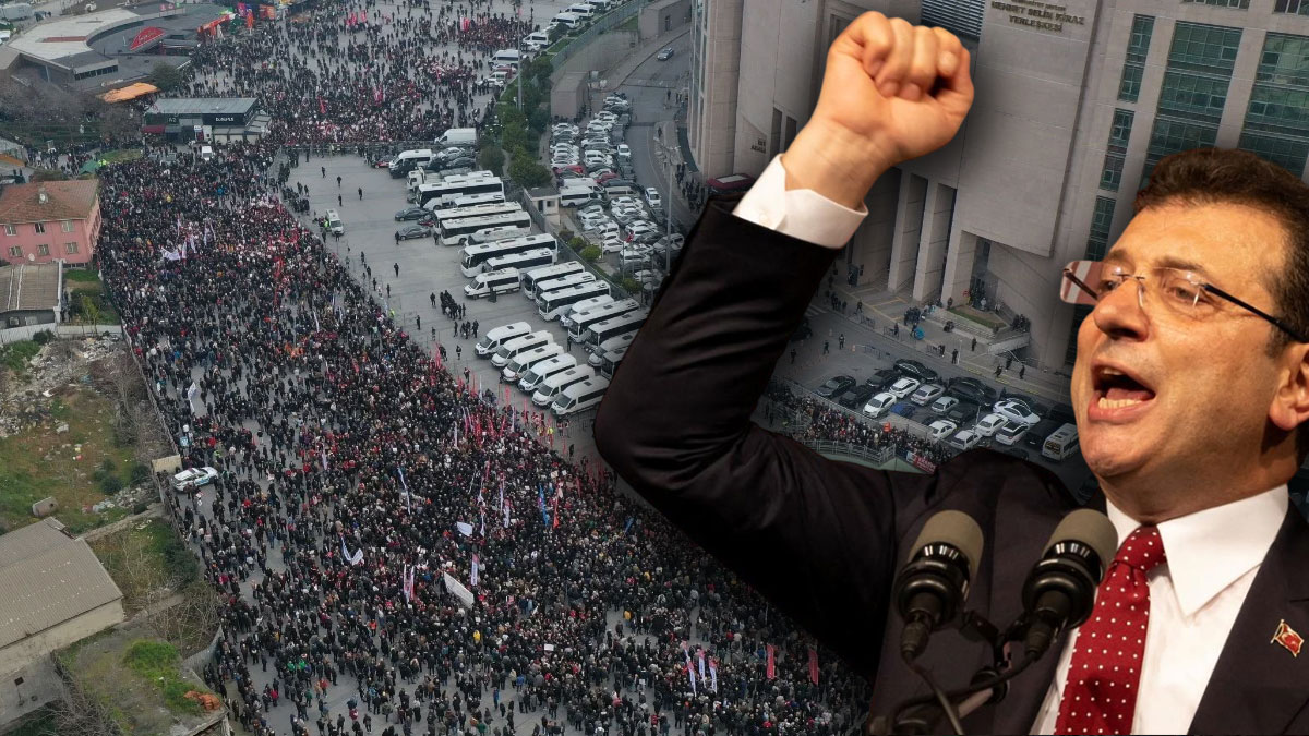 İmamoğlu'nun ifadesi sona erdi: Halk Çağlayan'a akın etti