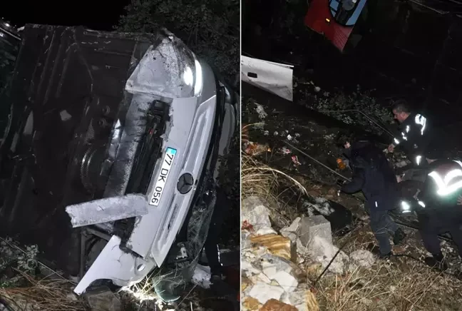 Antalya’da feci kaza! Yolcu otobüsü 25 metreden yuvarlandı