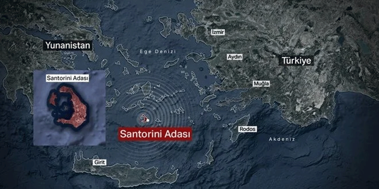 Rapor hazırlandı: Santorini'deki 7,5'lik depremi Türkiye kaç şiddetinde hissedecek?