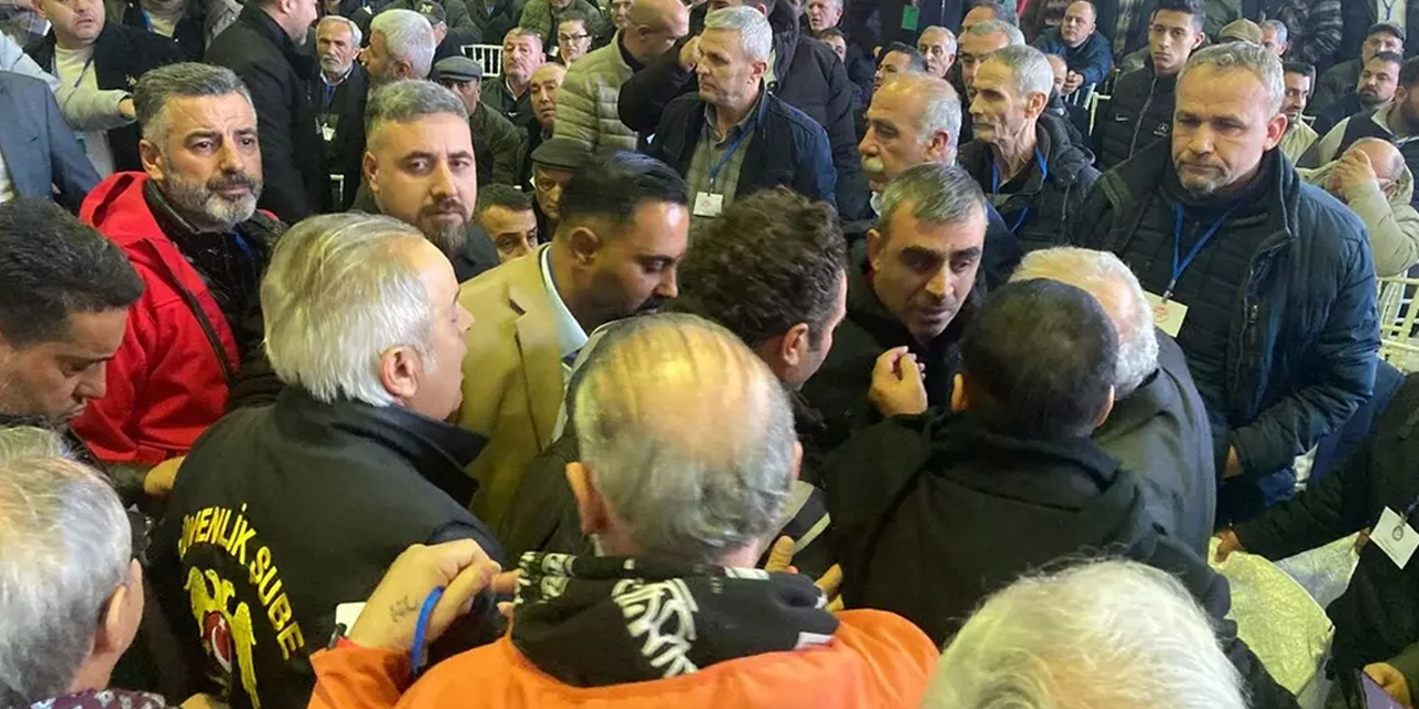Genel kurulda yumruklar havada uçuştu! Başkanın 120 bin TL'lik maaşı gerilimi artırdı