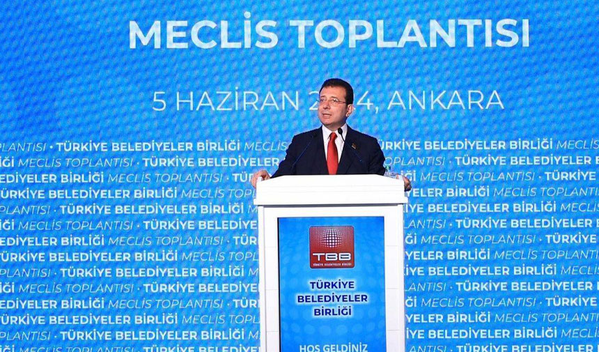 Türkiye Belediyeler Birliği'nin yeni Başkanı Ekrem İmamoğlu oldu