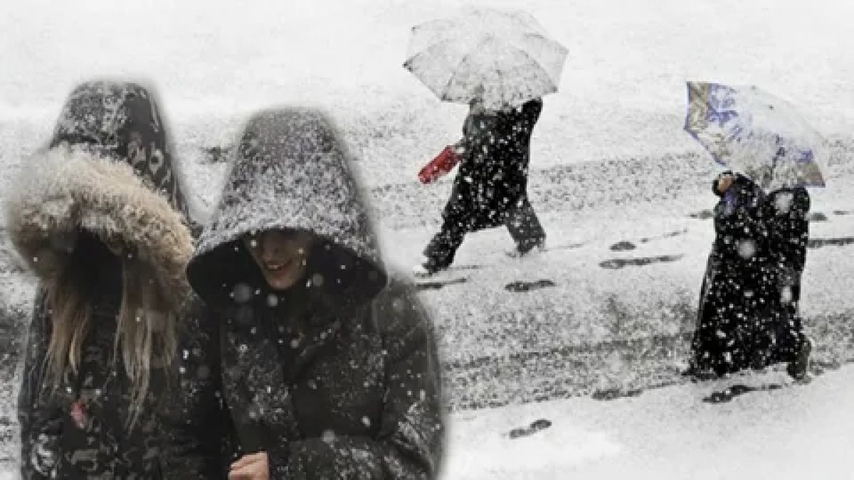 Meteoroloji'den 2 ile turuncu kodlu uyarı: Çok yoğun kar geliyor