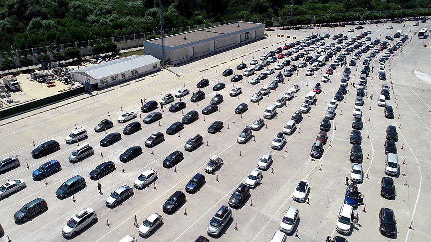 Kapıkule Sınır Kapısı'nda 'yaz tatili' yoğunluğu