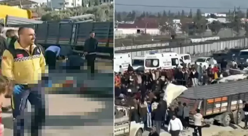 Hatay'da katliam gibi kaza: 6 ölü 8 yaralı! Görüntüler kan dondurdu