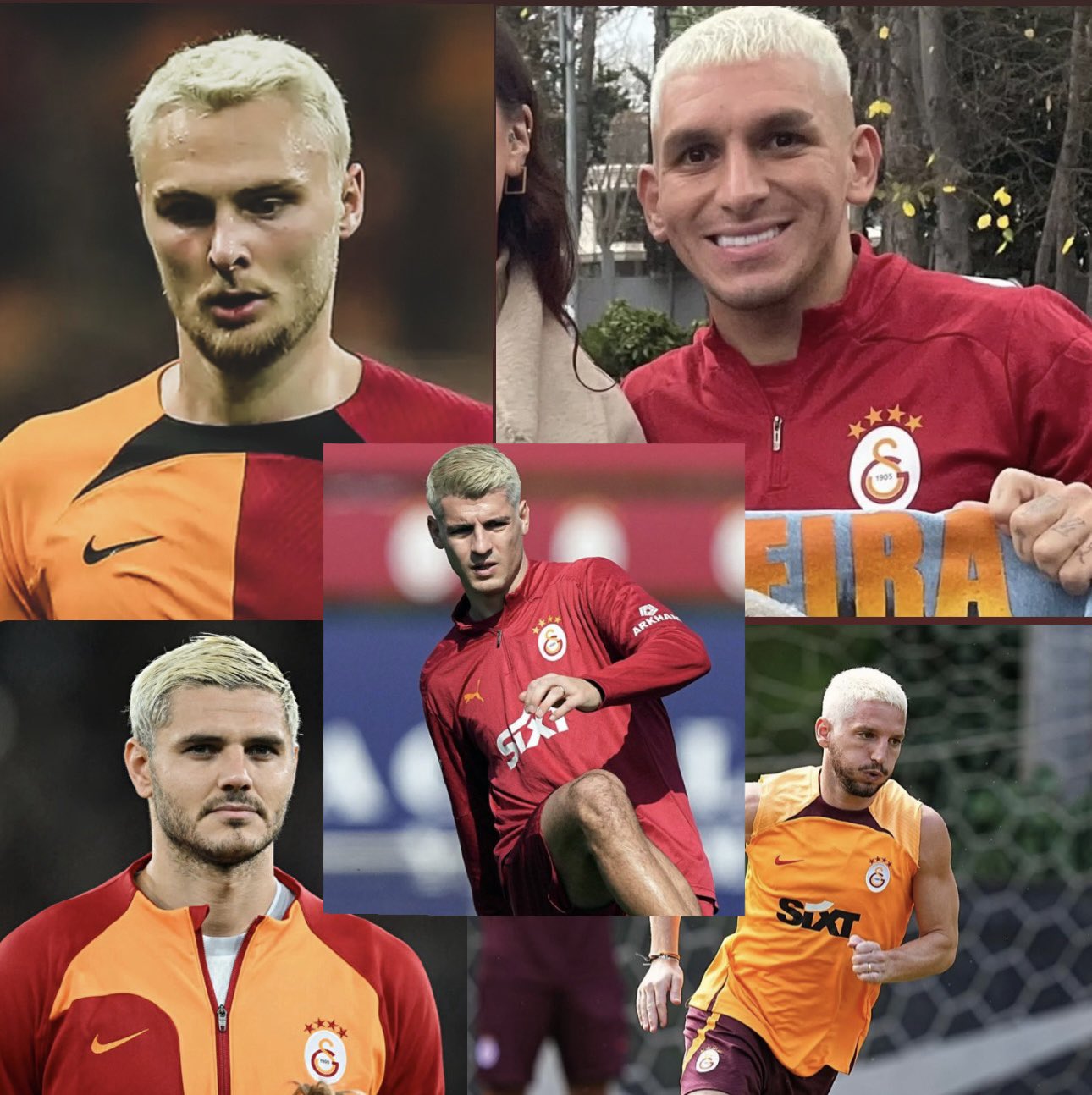 Galatasaraylı futbolcular saçlarını sarıya doping için mi boyatıyor? Flaş iddia