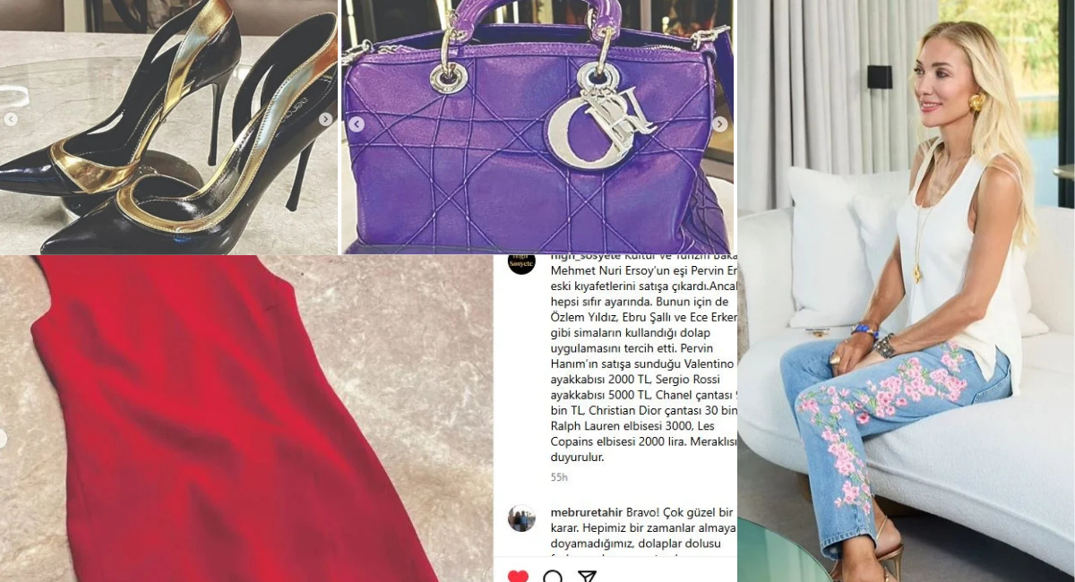 Mehmet Nuri Ersoy'un eşi kıyafetlerini satışa çıkardı! Sosyal medya karıştı